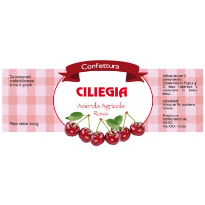 Esempio etichetta