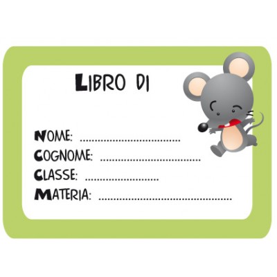 Esempio etichetta