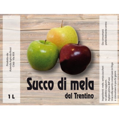 Esempio etichetta