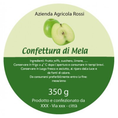 Esempio etichetta