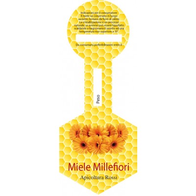 Art. 638 - Etichetta miele 125x50 mm