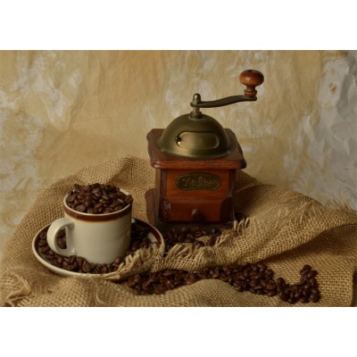 Art. 2054 - Quadro su tela canvas lucida "Macina caffè"
