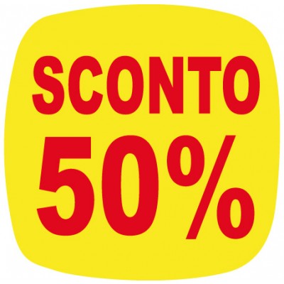 Art. 1090/3 - Etichetta sconti 50x50 mm 