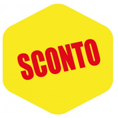 Art. 1092/4 - Etichetta sconti 60x60 mm 