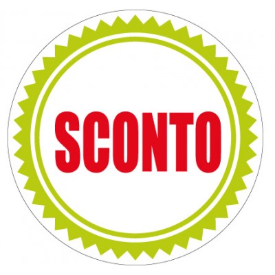 Art. 1097/5 - Etichetta sconti 50x50 mm