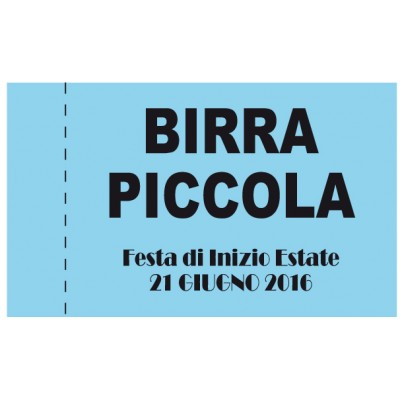 Art. 1120 - Biglietti pasti/bibite