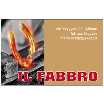 Art. 1229 - Biglietto da visita 85x55 mm