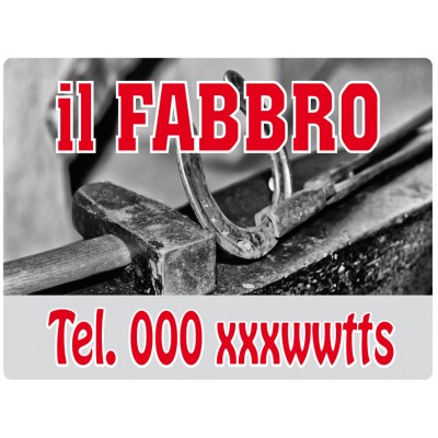 Art. 2140/3 - Targa magnetica per auto 80x60 cm