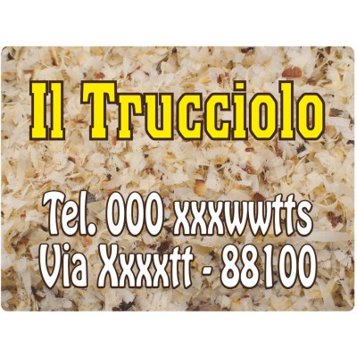 Art. 2141/1 - Targa magnetica per auto 40x30 cm