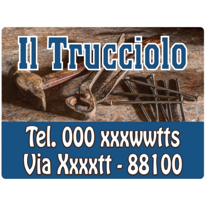 Art. 2142/2 - Targa magnetica per auto 60x40 cm