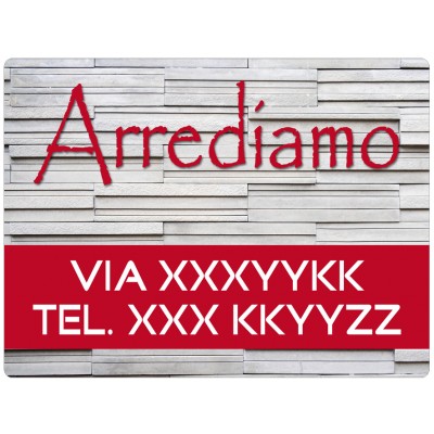 Art. 2153/3 - Targa magnetica per auto 80x60 cm