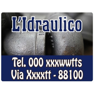 Art. 2171/1 - Targa magnetica per auto 40x30 cm