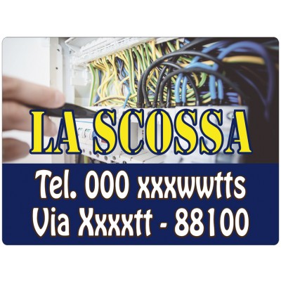 Art. 2174/1 - Targa magnetica per auto 40x30 cm