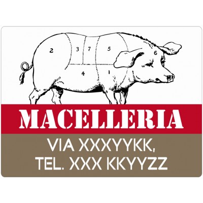 Art. 2182/2 - Targa magnetica per auto 60x40 cm