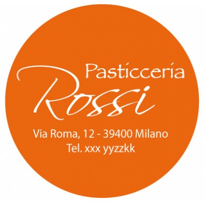 Art. 521/1 - Etichetta chiudi pacco diam. 15 mm 