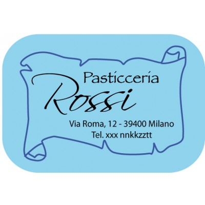 Art. 525/1 - Etichetta chiudi pacco 22x16 mm 