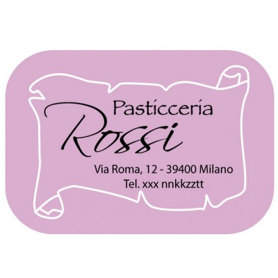 Art. 525/3 - Etichetta chiudi pacco 30x21 mm 