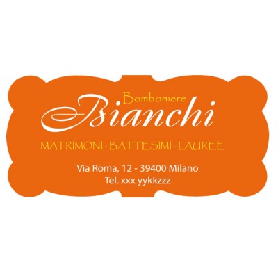 Art. 526/4 - Etichetta chiudi pacco 36x17 mm 