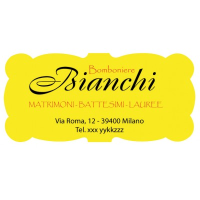 Art. 526/2 - Etichetta chiudi pacco 25x12 mm 