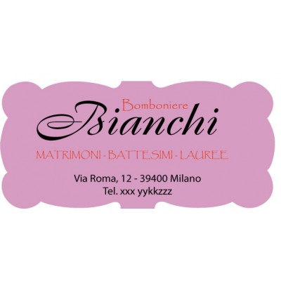 Art. 526/5 - Etichetta chiudi pacco 40x19 mm