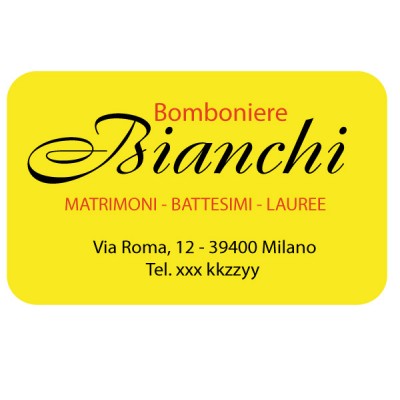 Art. 527/3 - Etichetta chiudi pacco 30x18 mm