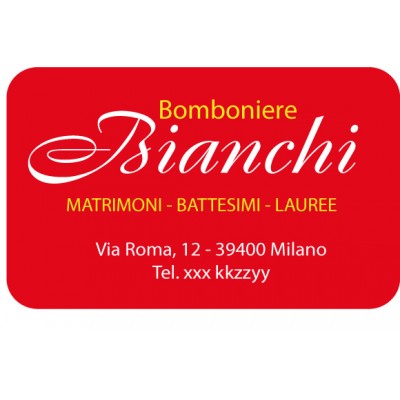 Art. 527/5 - Etichetta chiudi pacco 40x24 mm