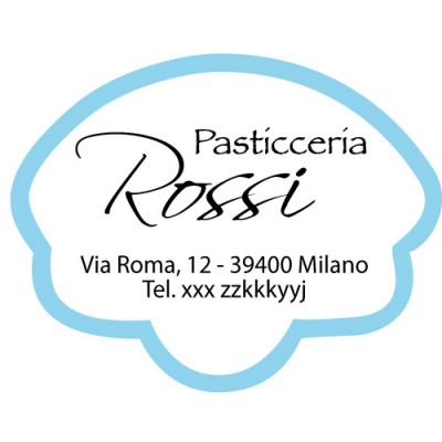 Art. 535/2 - Etichetta chiudi pacco 25x19 mm