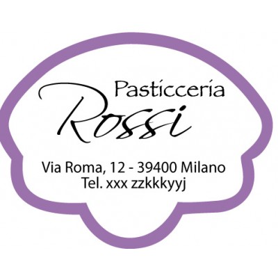 Art. 535/3 - Etichetta chiudi pacco 30x24 mm