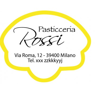 Art. 535/4 - Etichetta chiudi pacco 36x28 mm