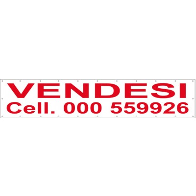 Art. 606/4 - Striscione 500x100 cm