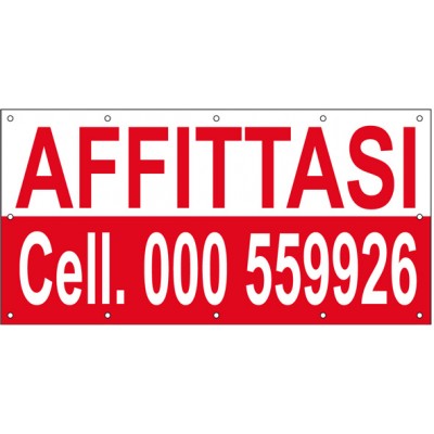 Art. 608/1 - Striscione 200x100 cm