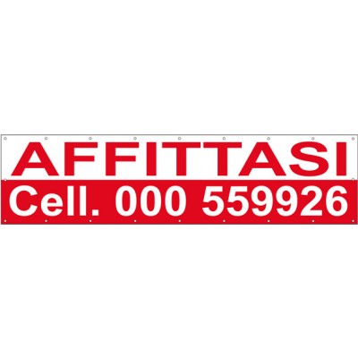 Art. 608/3 - Striscione 400x100 cm