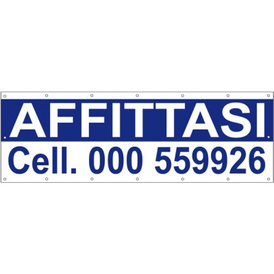 Art. 609/2 - Striscione 300x100 cm