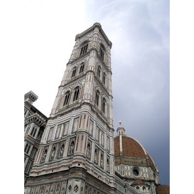 Art. 1625 - Quadro su tela canvas lucida "Firenze - Campanile di Giotto"