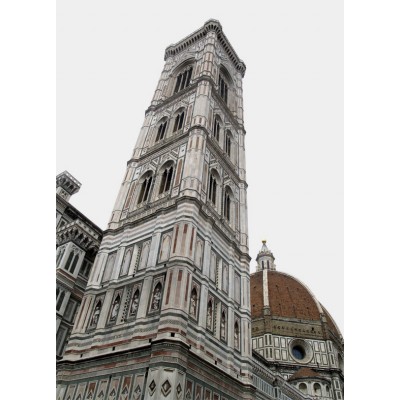 Art. 625x - Quadro in plexiglass stampa brillante "Firenze - Campanile di Giotto"