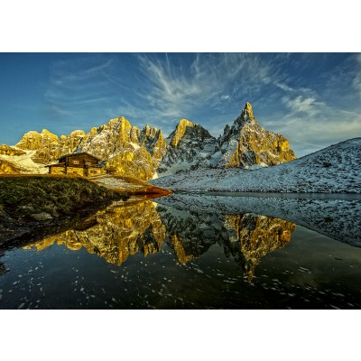 Art. 683 - Quadro in plexiglass stampa brillante "Baita Segantini"