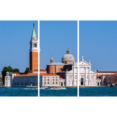 Art. 1723s - 3p Quadro su tela canvas lucida "Venezia"
