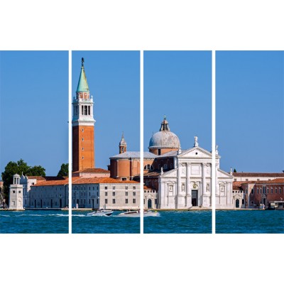 Art. 1723s - 4p Quadro su tela canvas lucida "Venezia"