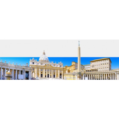 Art. 725x - Quadro in plexiglass stampa brillante "Città del Vaticano - Basilica di San Pietro"