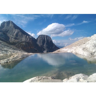 Art. 729 - Quadro in plexiglass stampa brillante "Lago di Colbricon"