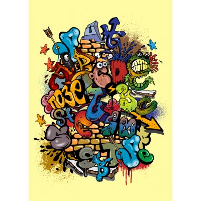 Art. 1751 - Quadro su tela canvas lucida "Murales"