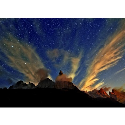 Art. 1756 - Quadro su tela canvas lucida "Pale di San Martino"