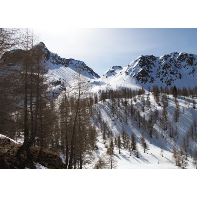Art. 1770 - Quadro su tela canvas lucida "Rifugio Sette Selle 2000 m"