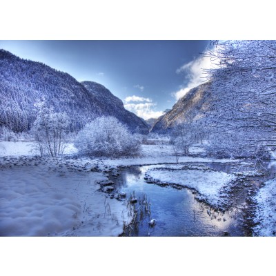 Art. 793 - Quadro in plexiglass stampa brillante "Val di Ledro"