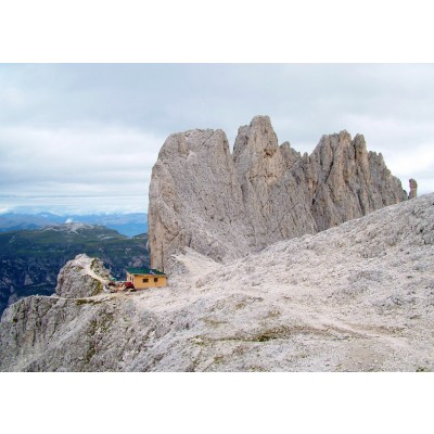 Art. 837 - Quadro in plexiglass stampa brillante "Rifugio Santner"