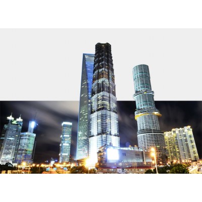 Art. 868x - Quadro in plexiglass stampa brillante "Shanghai"