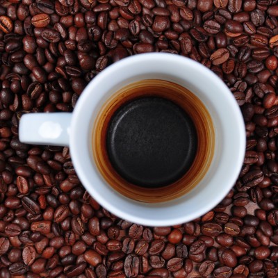 Art. 1900q - Quadro su tela canvas lucida "Tazza di caffè"