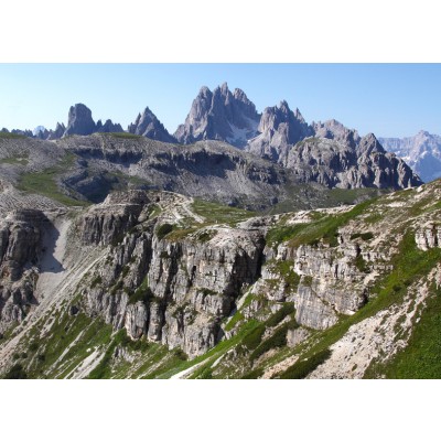 Art. 1914 - Quadro su tela canvas lucida "Cima Cadino da Rifugio Auronzo"