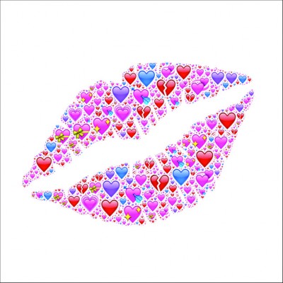 Art. 939q - Quadro in plexiglass stampa brillante "Bacio"