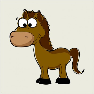 Art. 971q - Quadro in plexiglass stampa brillante "Cavallo"